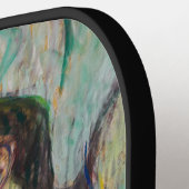 Toulouse-Lautrec - in Bed, de kus Pickleball Paddle (Links Detail)