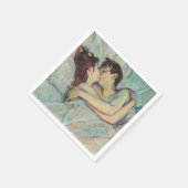 Toulouse-Lautrec - in Bed, de kus Servet (Hoek)