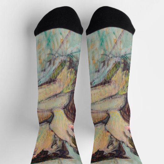 Toulouse-Lautrec - in Bed, de kus Sokken (Top)