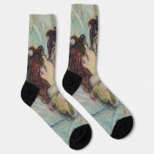 Toulouse-Lautrec - in Bed, de kus Sokken (Rechts)