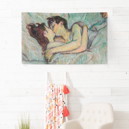 Toulouse-Lautrec - in Bed, de kus Spandoek (Insitu)