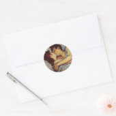 Toulouse-Lautrec in bed de kus Stickers (Envelop)