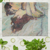 Toulouse-Lautrec - in Bed, de kus Theedoek (Gevouwen)