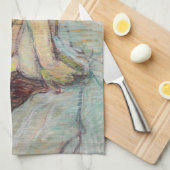 Toulouse-Lautrec - in Bed, de kus Theedoek (Quarter Fold)