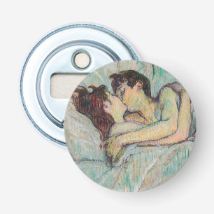 Toulouse-Lautrec - In Bed, The Kiss Button Flesopener