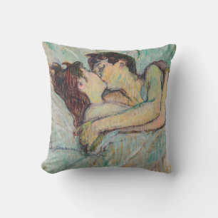Toulouse-Lautrec - In Bed, The Kiss Kussen
