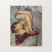 Toulouse-Lautrec in bed the kiss puzzle Legpuzzel (Verticaal)