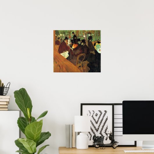 Toulouse-Lautrec - in de Rouge Poster (Thuiskantoor)