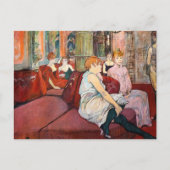 Toulouse-Lautrec - In de salon, rue des Moulins Briefkaart (Voorkant)