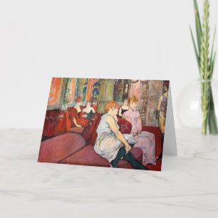 Toulouse-Lautrec - In de salon, rue des Moulins Kaart
