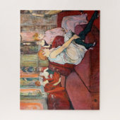 Toulouse-Lautrec - In de salon, rue des Moulins Legpuzzel (Verticaal)