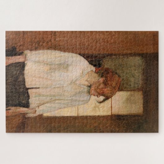 Toulouse-Lautrec - In Montrouge, Rosa La Rouge Legpuzzel (Horizontaal)