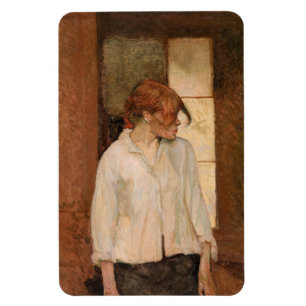 Toulouse-Lautrec - In Montrouge, Rosa La Rouge Magneet