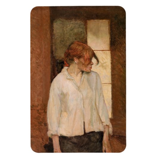 Toulouse-Lautrec - In Montrouge, Rosa La Rouge Magneet (Verticaal)