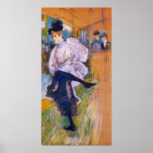 Toulouse-Lautrec - Jane Avril dances Poster (Voorkant)