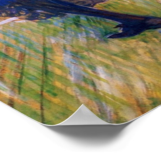 Toulouse-Lautrec - Jane Avril dances Poster (Hoek)