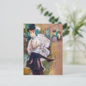 Toulouse-Lautrec - Jane Avril Dancing Briefkaart (Staand voorkant)