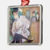 Toulouse-Lautrec - Jane Avril Dancing Metalen Ornament (Links)