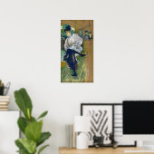Toulouse-Lautrec - Jane Avril Dancing Poster (Thuiskantoor)