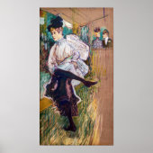 Toulouse-Lautrec - Jane Avril Dancing Poster (Voorkant)