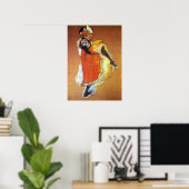 Toulouse-Lautrec - Jane Avril Dancing Poster (Thuiskantoor)