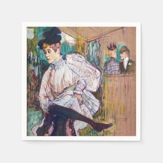 Toulouse-Lautrec - Jane Avril Dancing Servet (Voorkant)