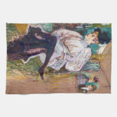 Toulouse-Lautrec - Jane Avril Dancing Theedoek (Horizontaal)