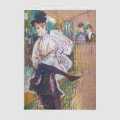 Toulouse-Lautrec - Jane Avril Dancing Tissuepapier