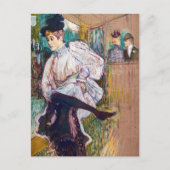 Toulouse-Lautrec - Jane Avril dansend Briefkaart (Voorkant)