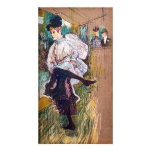 Toulouse-Lautrec - Jane Avril dansend Foto Afdruk
