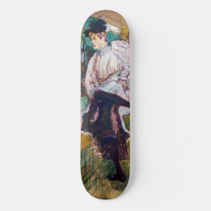 Toulouse-Lautrec - Jane Avril dansend Persoonlijk Skateboard