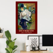 Toulouse-Lautrec: Jane Avril Danzante Poster (Thuiskantoor)