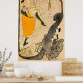 Toulouse-Lautrec Jane Avril  Lithograaf Poster (Keuken)
