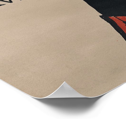 Toulouse-Lautrec Jane Avril Poster (Hoek)