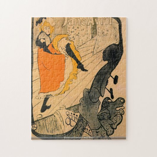 Toulouse-Lautrec - Jane Avril puzzle Legpuzzel (Verticaal)