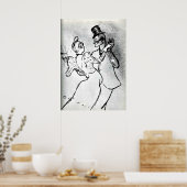 Toulouse-Lautrec: La Goulue and Valentin, Waltz Poster (Keuken)