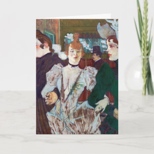 Toulouse-Lautrec - La Goulue arriverend bij de Rou Kaart