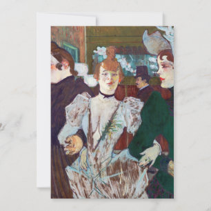 Toulouse-Lautrec - La Goulue arriverend bij de Rou Kaart