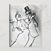 Toulouse-Lautrec: La Goulue en Valentin, Waltz Briefkaart (Voorkant)