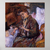 Toulouse-Lautrec - La Toilette Madame Fabre 1891 Poster (Voorkant)