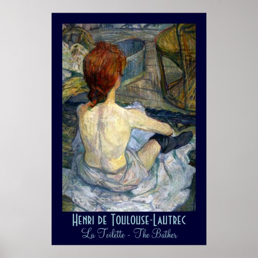 Toulouse-Lautrec: La Toilette Poster (Voorkant)