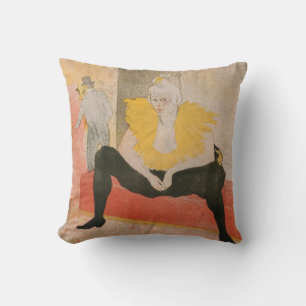 Toulouse-Lautrec - Mademoiselle Cha-u-kao Gezeten Kussen