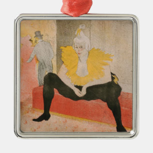 Toulouse-Lautrec - Mademoiselle Cha-u-kao Gezeten Metalen Ornament