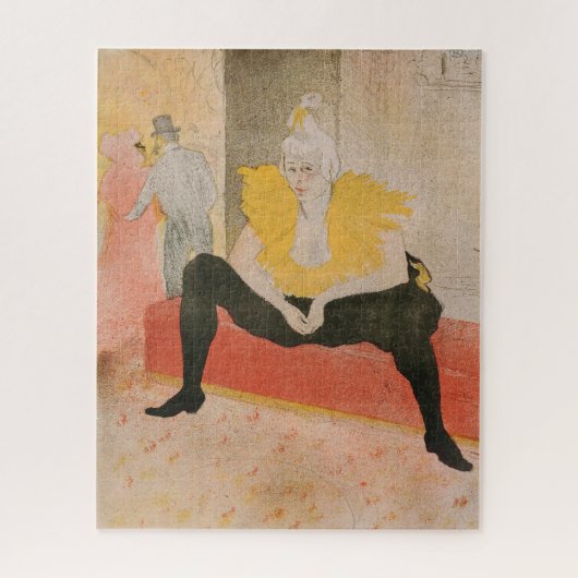 Toulouse-Lautrec - Mademoiselle Cha-u-kao Seated Legpuzzel (Verticaal)