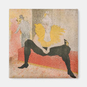 Toulouse-Lautrec - Mademoiselle Cha-u-kao Seated Magneet (Voorkant)