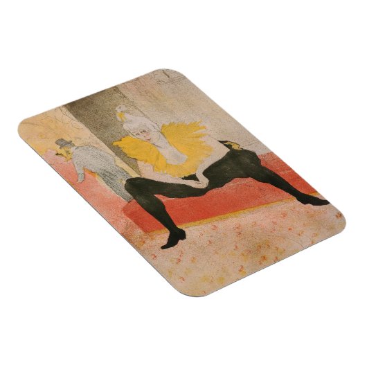 Toulouse-Lautrec - Mademoiselle Cha-u-kao Seated Magneet (Rechterzijde)