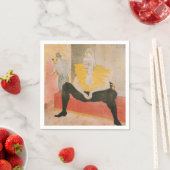 Toulouse-Lautrec - Mademoiselle Cha-u-kao Seated Servet (Insitu)