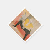 Toulouse-Lautrec - Mademoiselle Cha-u-kao Seated Servet (Hoek)