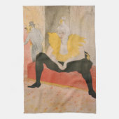 Toulouse-Lautrec - Mademoiselle Cha-u-kao Seated Theedoek (Verticaal)