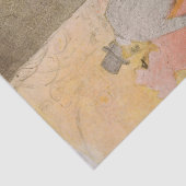 Toulouse-Lautrec - Mademoiselle Cha-u-kao Seated Tissuepapier (Detail)